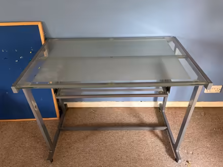 Photo of free Glass / Metal Desk (Stanmore winchester) #1