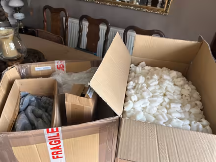 Photo of free Polystyrene nuggets and boxes (Yaxley) #1