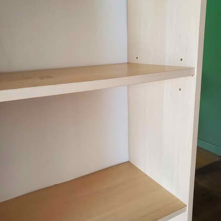 Photo of free Particle board bookshelf (Ann Arbor Northwest Side) #3