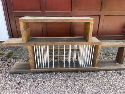 Photo of free Plate rack and shelf for wall. (Mollington CH1) #1
