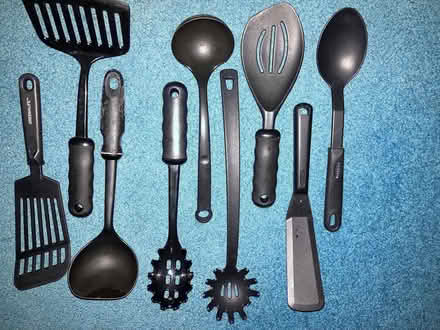 Photo of free black plastic utensils (Spring Hill, Somerville) #1
