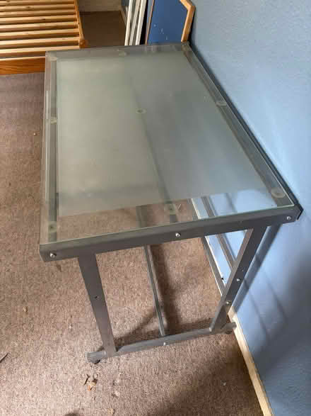 Photo of free Glass / Metal Desk (Stanmore winchester) #2