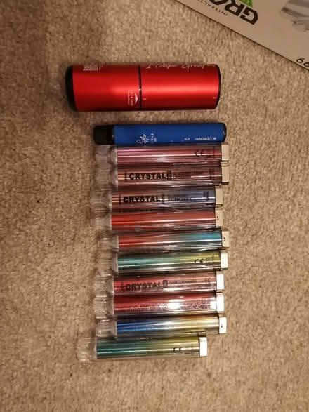 Photo of free Spent vapes for spare batteries (Pathead EH37) #1