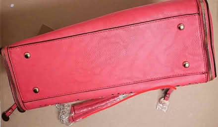 Photo of free Coral Pink Faux Leather Handbag (Moseley B13) #3