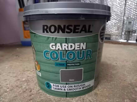 Photo of free Ronseal garden colour slate (North Tonbridge TN10) #1