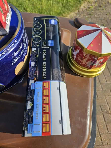 Photo of free Empty biscuit / Chocolate tins (Rushden) #2