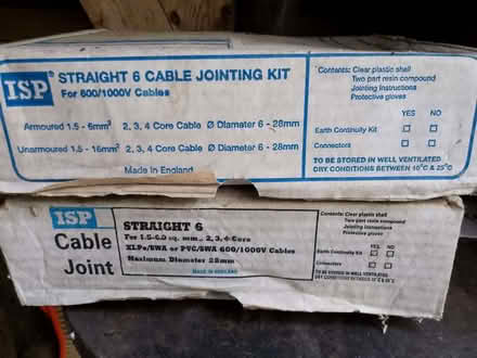 Photo of free Cable jointing kits (Bucknell SY7) #3