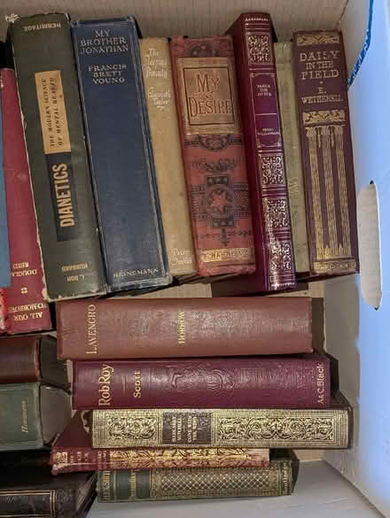 Photo of free Box of old, antique, books (AB22) #1