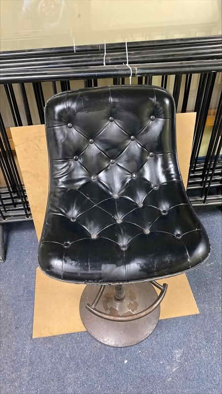 Photo of free Black bar stool (Cork city Centre) #1