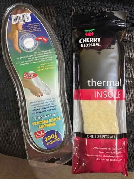Photo of free Two pairs of thermal insoles (Manningtree CO11) #1