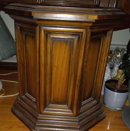 Photo of free China hutch cabinet, end tables (Medfield) #1