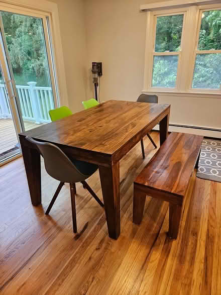 Photo of free west elm farm dining table (Warwick, ny) #1