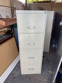 Photo of free 4 drawer file cabinet (Sunnyvale, near Mary & Evelyn) #1