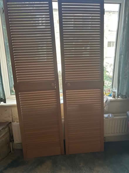 Photo of free 2 Louvre doors (Skipton BD232QZ) #1