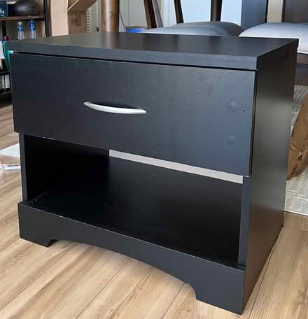 Photo of free Black night stand/side table (Mission Bay) #1