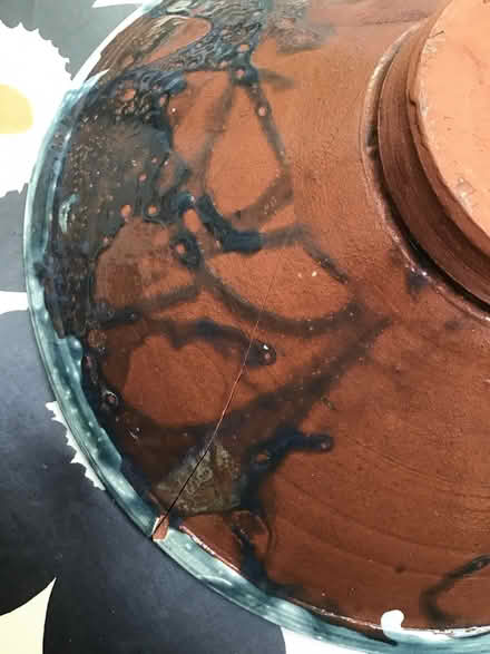 Photo of free Large Pottery bowl (cracked) (Oldfield Park) #4