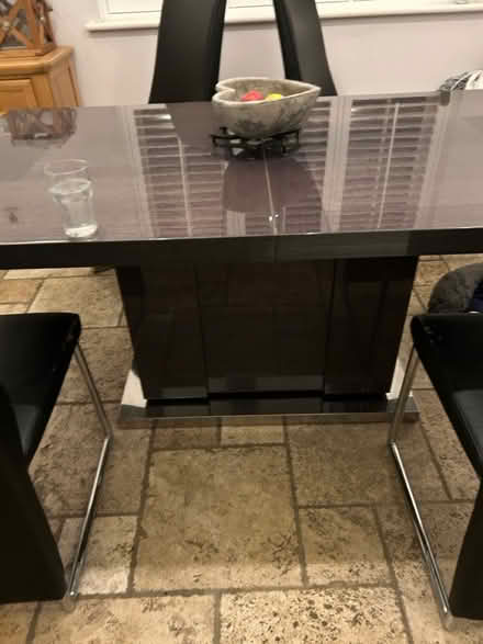 Photo of free Extendable table 6/8 + 4 chairs (Slaugham) #2