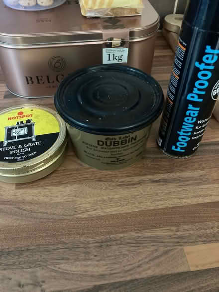 Photo of free Water proofer dubbin, stove polish (Worcester WR4) #1