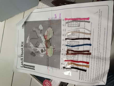 Photo of free unfinished latch hook kit (The Rock TF3) #1