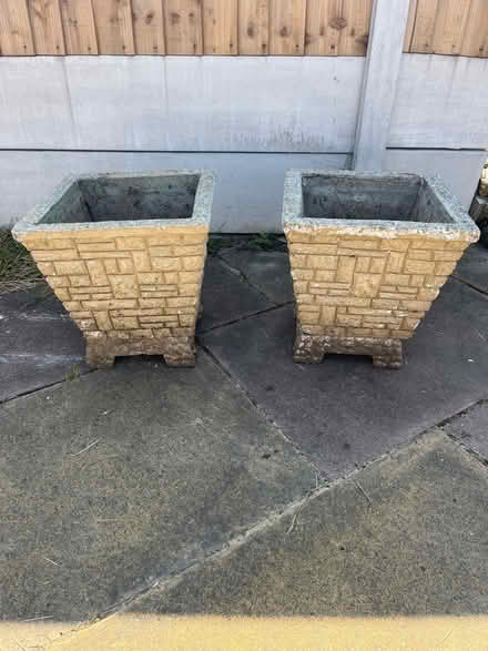 Photo of free Concrete Flower Pots (Mill Hill BB2) #1