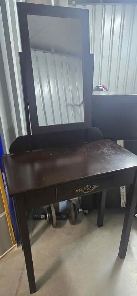 Photo of free Dressing table with drawers and mirror (IP1) #2