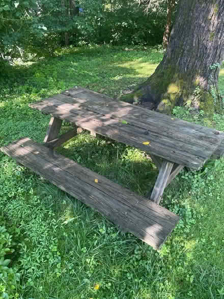 Photo of free Picnic table #2 (Harwood,Md) #1