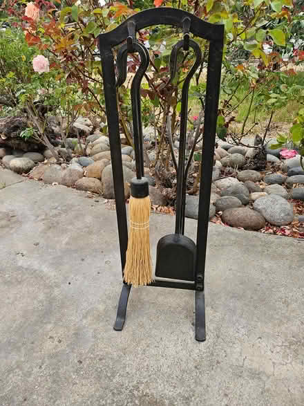 Photo of free Fireplace tools & holder (West San Jose) #1