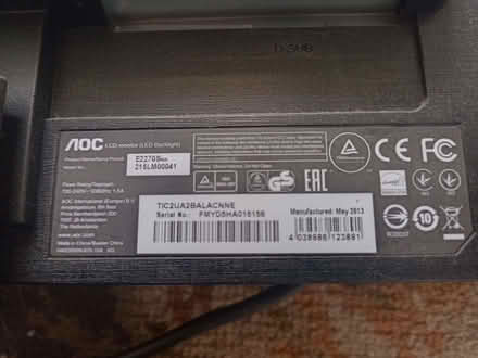 Photo of free AOC LED Monitor 21.5′′ VGA Connection (Rose Hill OX4) #3
