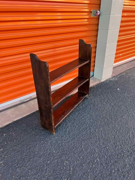Photo of free Small wooden bookcase (Clearlake Oaks) #1