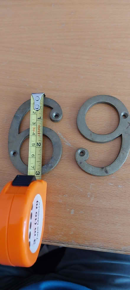 Photo of free Brass numbers for house or gate (Hillingdon UB10) #1