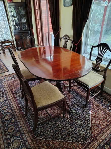 Photo of free Dinning table, 5 chairs/side board (BR7 Elmstead Woods Chislehurst) #2