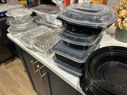 Photo of free To go containers, plastic utensils (20001) #2