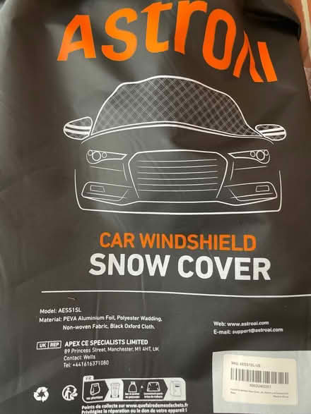 Photo of free SUV windshield snow cover (Reston) #1