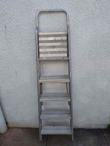 Photo of free 61" tall Aluminium steps (Bridlington YO15) #1