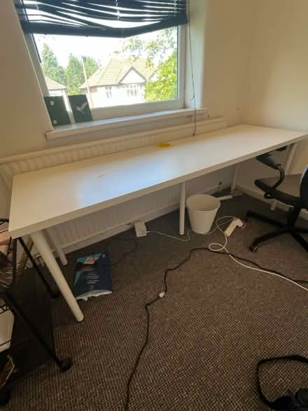 Photo of free Long IKEA desk (Prestwich M25) #2
