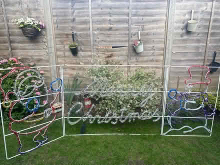 Photo of free Large outdoor merry Christmas sign (Hampton TW12) #1