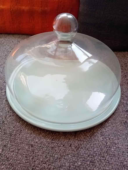 Photo of free Cheese/cake plate and glass cover (Hove Station area BN3) #1