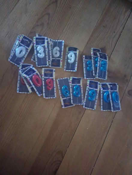 Photo of free Number candles (Hailsham BN27) #1