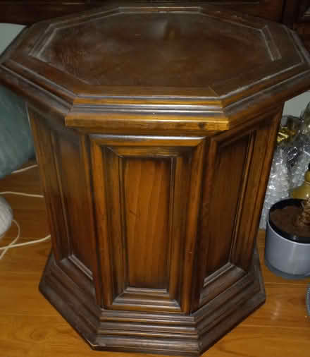 Photo of free China hutch cabinet, end tables (Medfield) #2