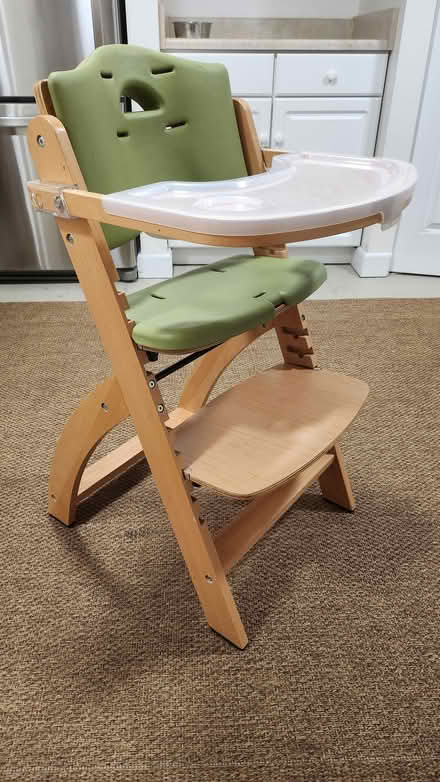 Photo of free Wooden baby/infant high chair (Dunstable) #1