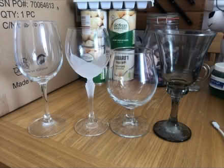 Photo of free Mixed drinking glasses x 4 (Cheshunt En8) #1