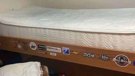 Photo of free Twin bed/ mattress (Eagle River) #1