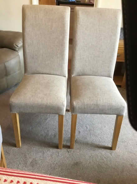 Photo of free 2 Dining chairs (Plank Lane WN7) #1