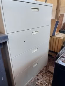 Photo of free 4 drawer lateral file cabinet (Sunnyvale, near Mary & Evelyn) #1
