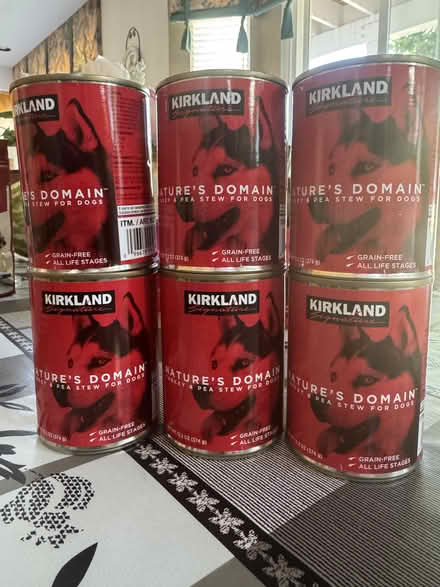Photo of free 6 cans of Kirkland Dog Food (Alameda) #1