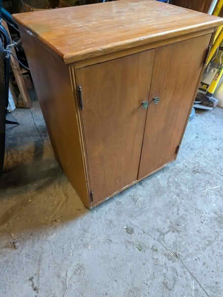 Photo of free All wood base or wall Cabinet (Ann Arbor, Central Campus) #3
