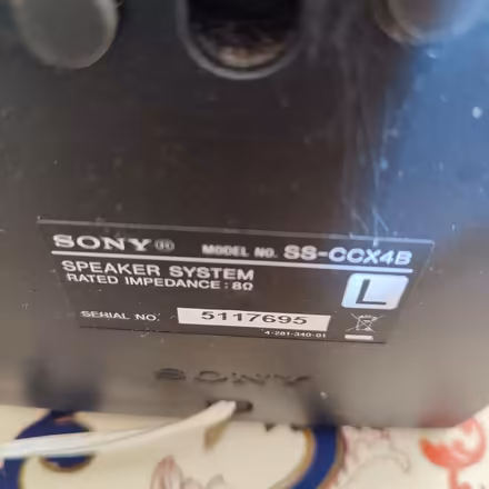 Photo of free Sony audio system (Knowle FY2) #2