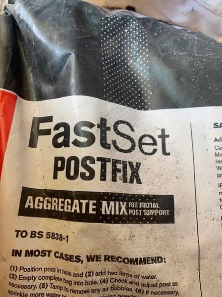 Photo of free Fast Set Post Fix (OX2 North Oxford) #1