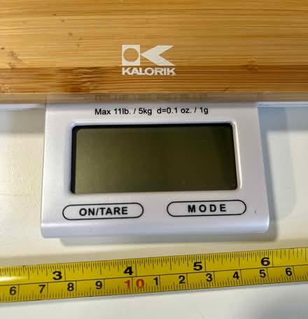 Photo of free Kitchen Scale (Lawrence Expwy & Monroe Street) #2