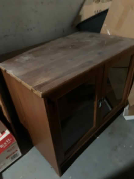 Photo of free Curio/tv stand/entertainment center (7mi and Livernois) #1